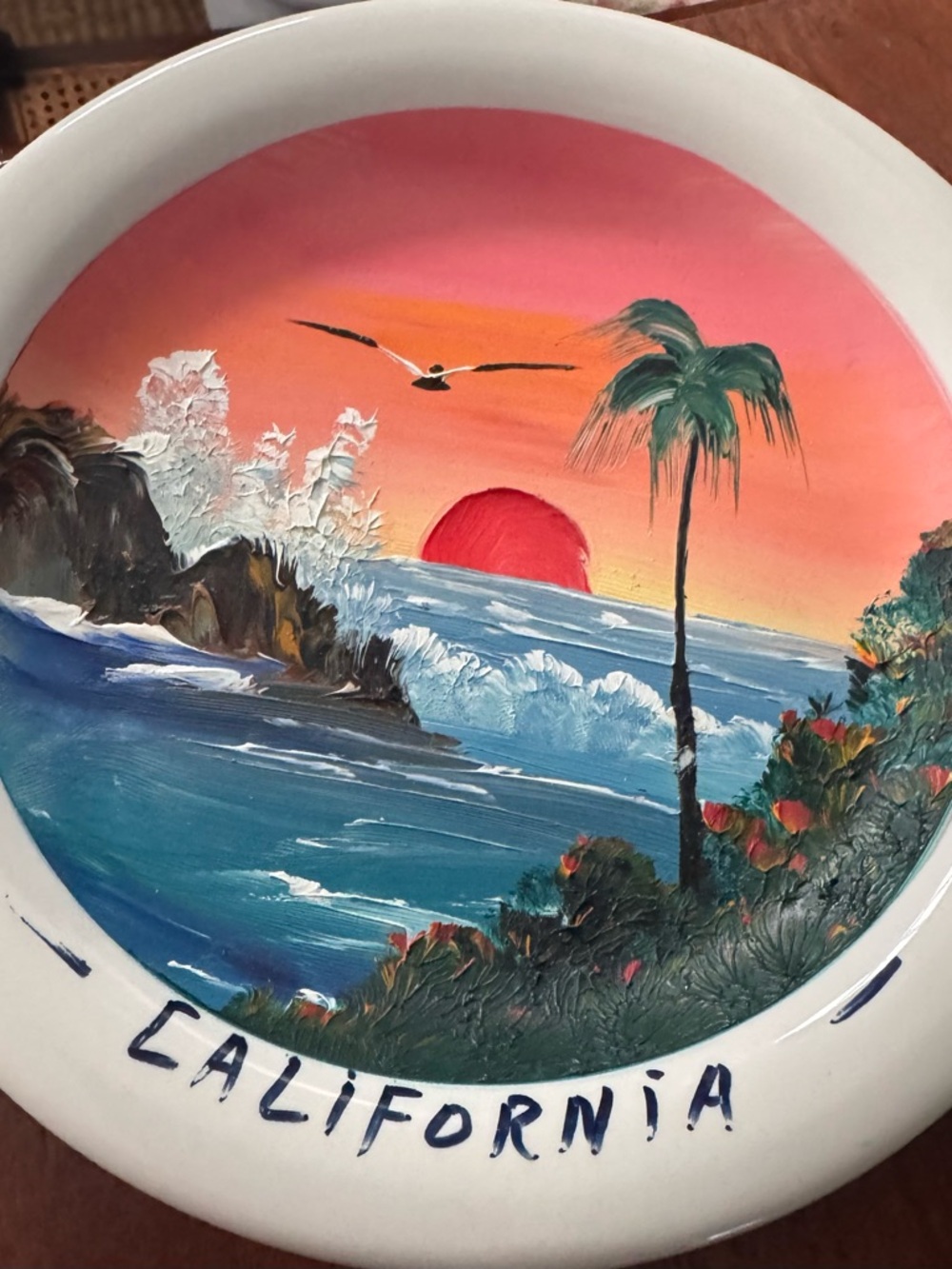 Beautiful vintage “California” Plate